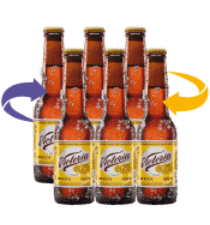 6 Pack Victoria Botella 210 ml