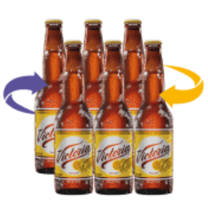 6 Pack Victoria Botella 355 ml